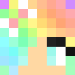 Skittle Rainbow Girl #4 - Girl Minecraft Skins - image 3