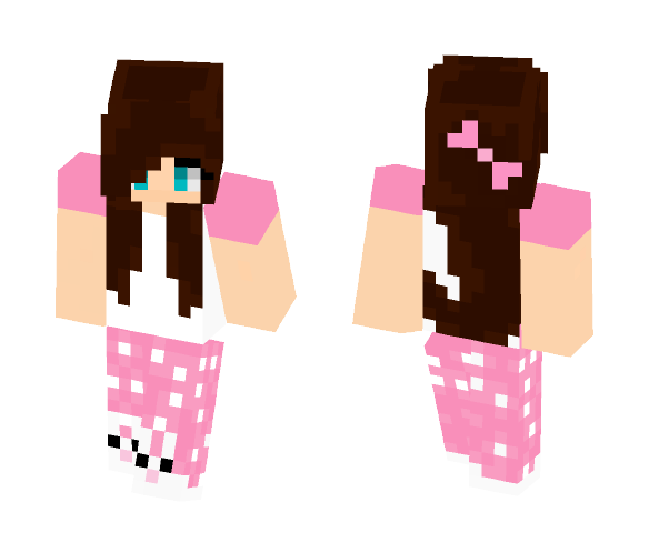Pink Pajamas |Request by Axus2030| - Female Minecraft Skins - image 1