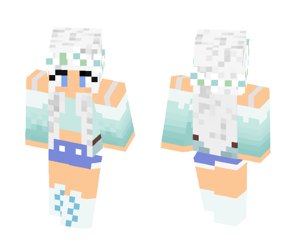 SnowGirl - Female Minecraft Skins - image 1