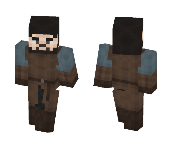Jon Snow (Stark Outfit) - Male Minecraft Skins - image 1