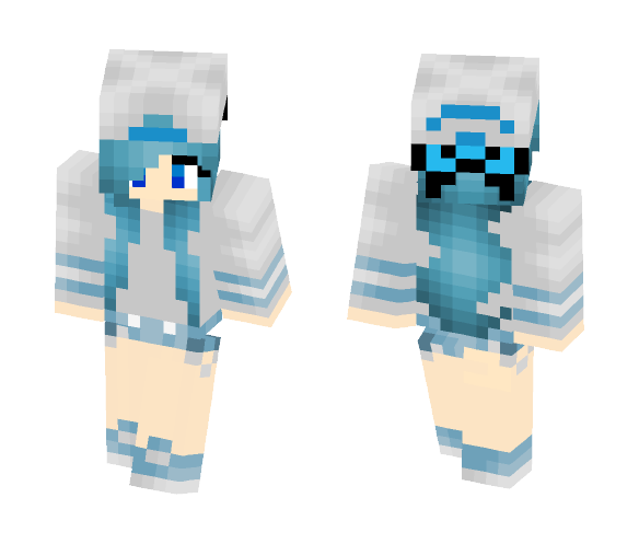 CROSS THE BED WHEN IM LYING IN BED - Female Minecraft Skins - image 1