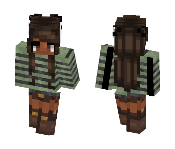 Stripes '-' - Female Minecraft Skins - image 1