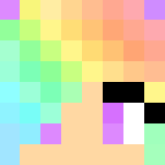 Cute Rainbow girl #3 - Cute Girls Minecraft Skins - image 3