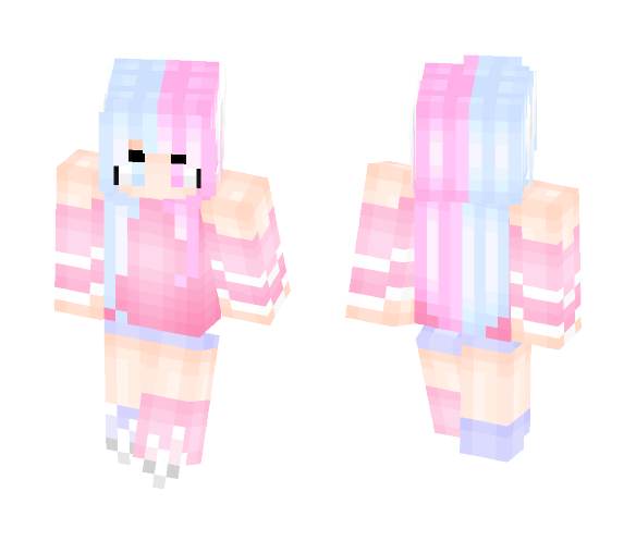 Candy Floss Girl (EDITED) - Girl Minecraft Skins - image 1
