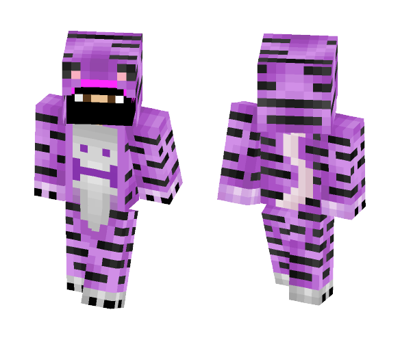 Purple tiger - Male Minecraft Skins - image 1