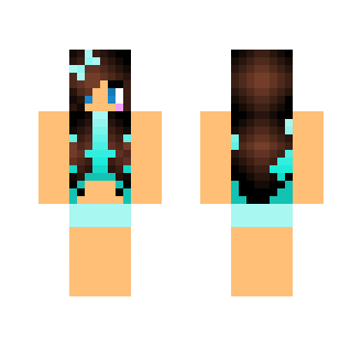 Crop Top Girl #3 - Girl Minecraft Skins - image 2