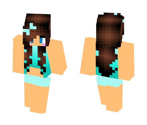 Crop Top Girl #3 - Girl Minecraft Skins - image 1
