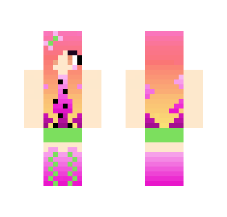 Cute Watermelon Girl - Cute Girls Minecraft Skins - image 2