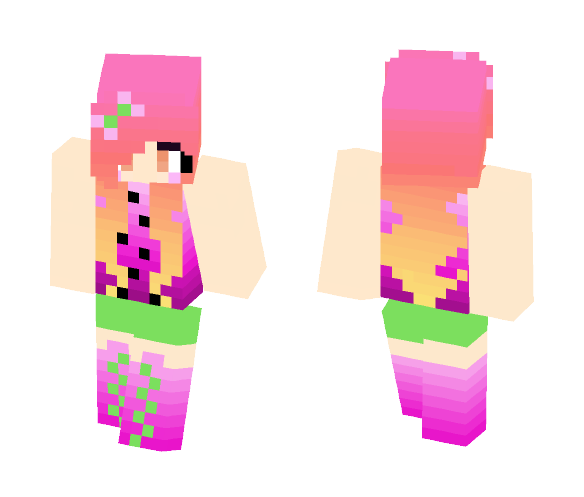 Cute Watermelon Girl - Cute Girls Minecraft Skins - image 1