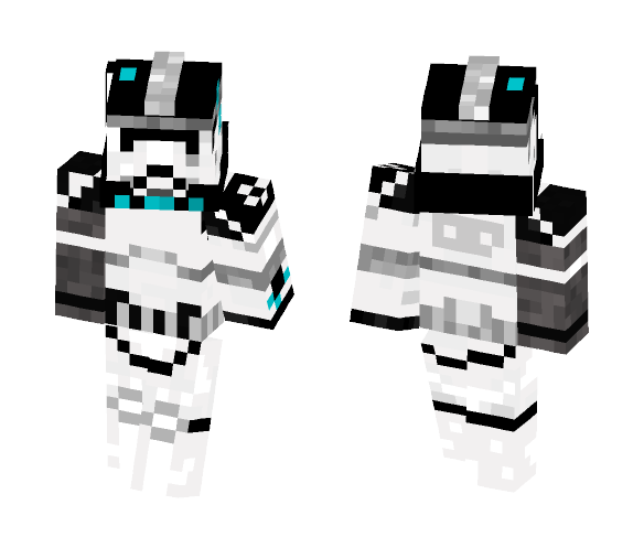 clone trooper phase 2 design 3 - Male Minecraft Skins - image 1
