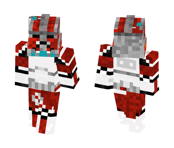 clone trooper phase 2 design 2 - Male Minecraft Skins - image 1