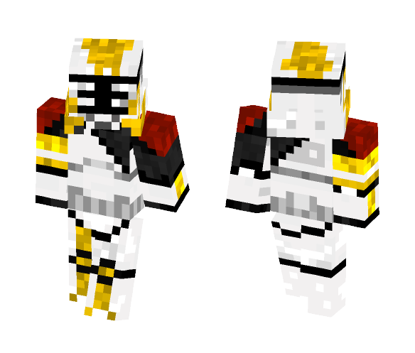 Clone Trooper phase 2 design 1 - Male Minecraft Skins - image 1
