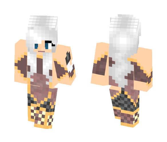 This is A Warrior - Female Minecraft Skins - image 1