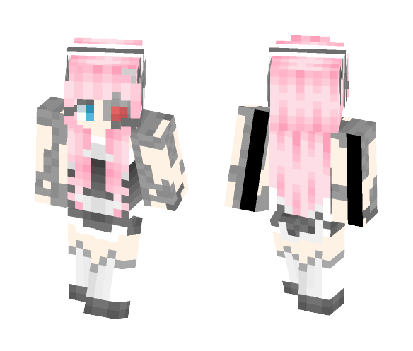 cyborg girl - Girl Minecraft Skins - image 1