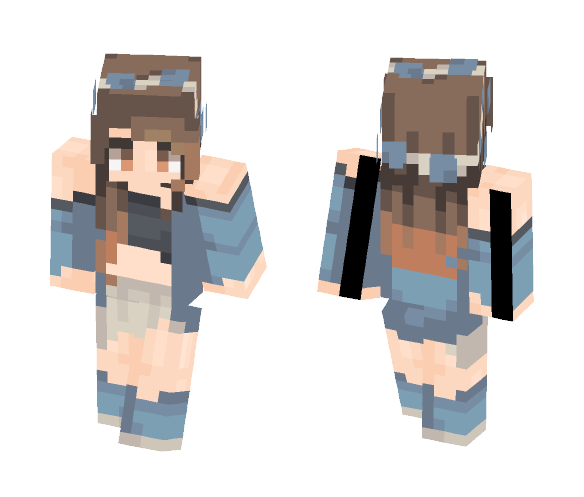 ƁℓυєAηgєℓ ~ Blue Summer - Female Minecraft Skins - image 1