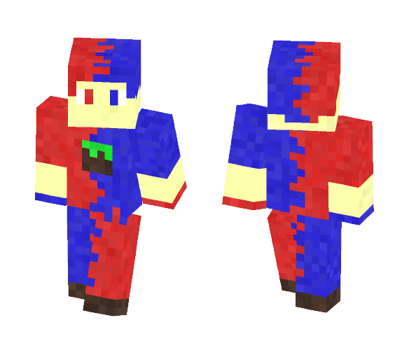 Red and Blue guy - Male Minecraft Skins - image 1