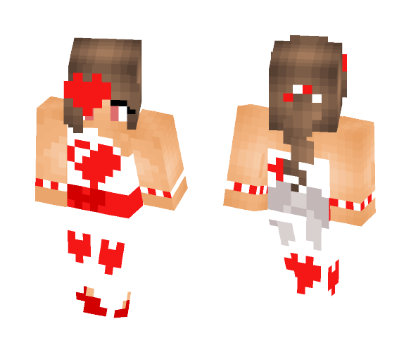 My Valentines day skin - Female Minecraft Skins - image 1