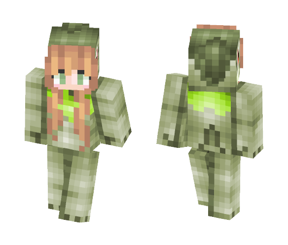 Axew skin female version.~ - Female Minecraft Skins - image 1