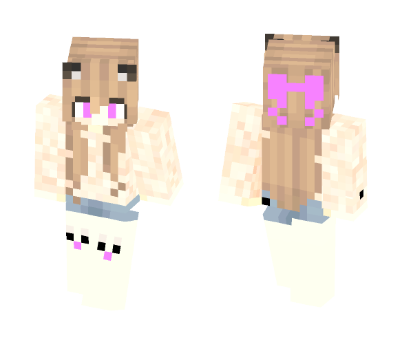 Cute Rabbit Girl - Cute Girls Minecraft Skins - image 1
