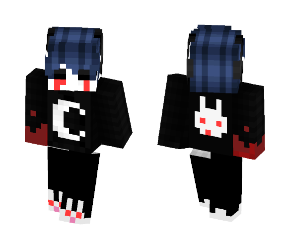 Creepy Person With Blood - Other Minecraft Skins - image 1