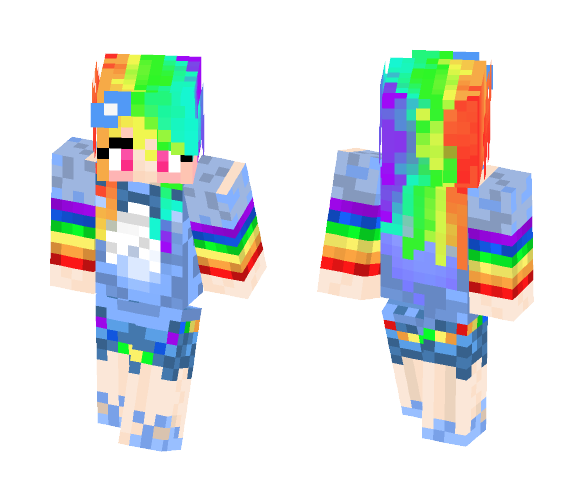 Rainbow Dash - Gakusei - Female Minecraft Skins - image 1
