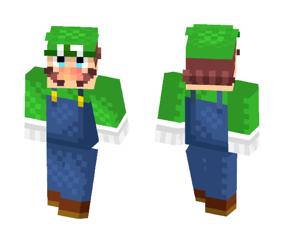 Luigi Skin 1.8+ [Has alt mode] - Male Minecraft Skins - image 1