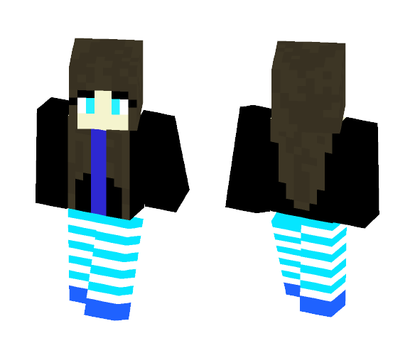 black jaket - Female Minecraft Skins - image 1
