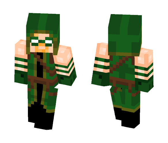 Green Arrow (Oliver Queen) - Male Minecraft Skins - image 1