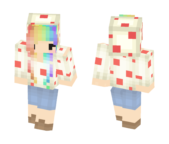 Rainbow Cake Girl - Girl Minecraft Skins - image 1