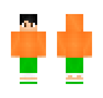 Boy Orange and Green - Boy Minecraft Skins - image 2