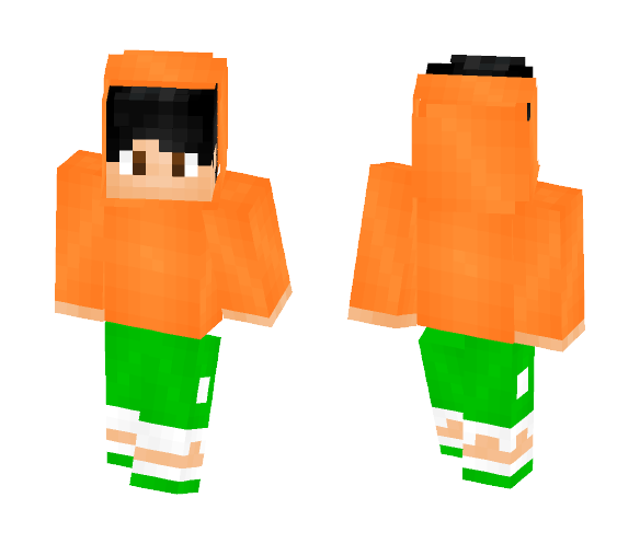 Boy Orange and Green - Boy Minecraft Skins - image 1