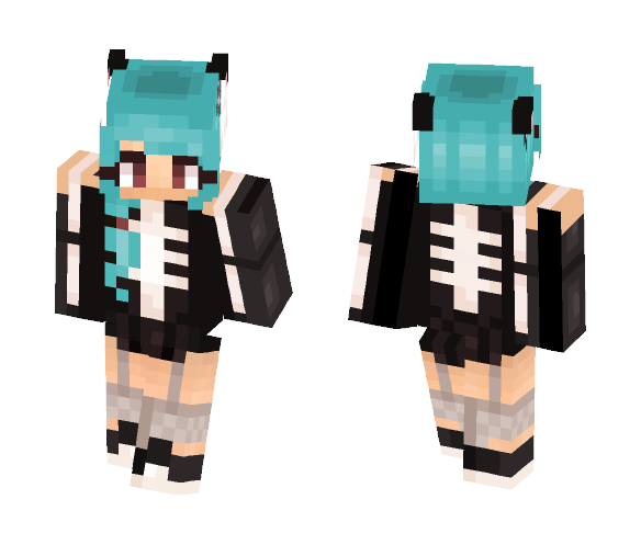 Spoopy Skary Skeletors - Female Minecraft Skins - image 1