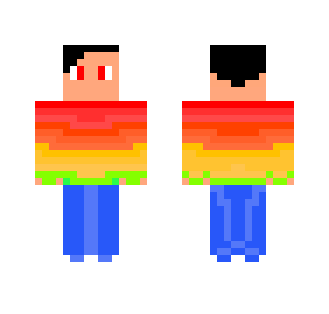Rainbow guy??? - Male Minecraft Skins - image 2