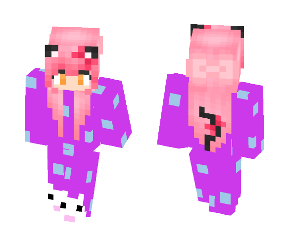 Kawaii~Chan in pj's - Kawaii Minecraft Skins - image 1
