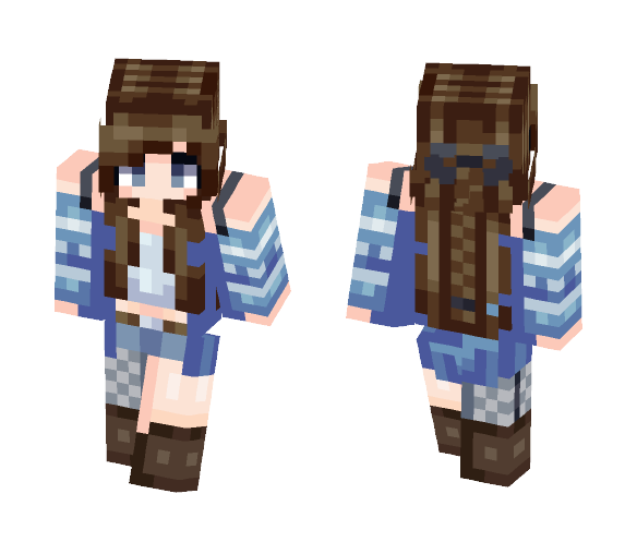 Blue Sonata - Female Minecraft Skins - image 1
