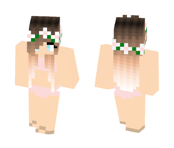 Swim Suit (Pink) - Female Minecraft Skins - image 1