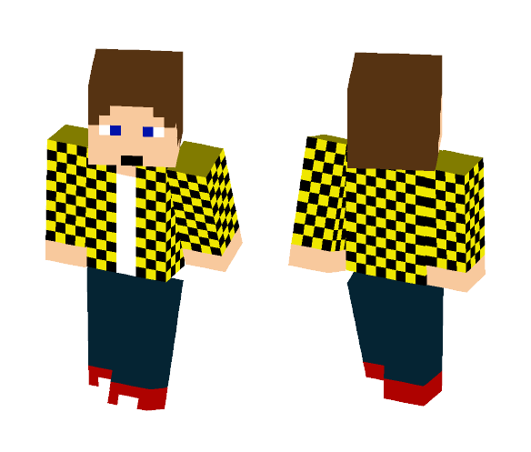 Black and Yellow Jacket (Boy) - Male Minecraft Skins - image 1