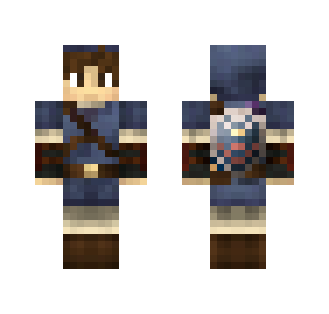 Blue Link with brown hair - Male Minecraft Skins - image 2