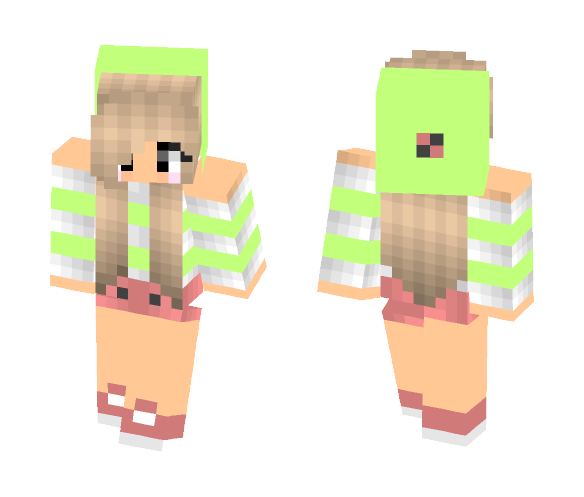 Dang...She loves her some melons. - Female Minecraft Skins - image 1