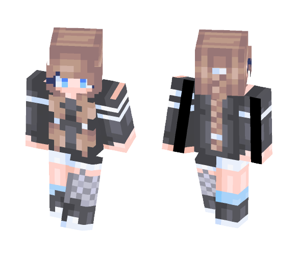 One line Two line - 180 SPECIal - Female Minecraft Skins - image 1