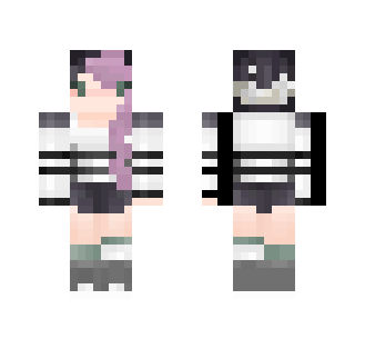 A skin trade with Caverly ~ Mikse - Female Minecraft Skins - image 2