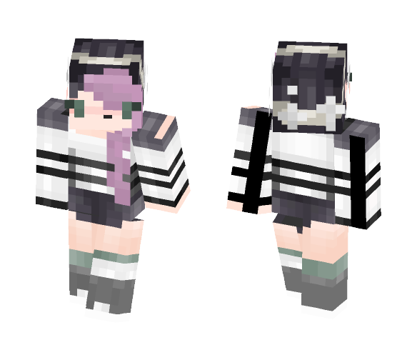 A skin trade with Caverly ~ Mikse - Female Minecraft Skins - image 1