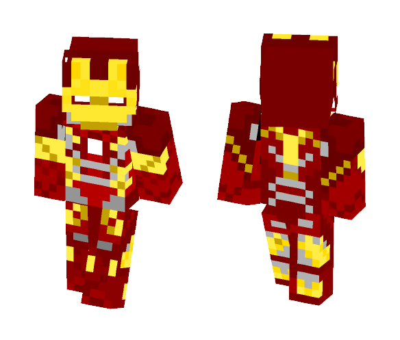 Iron Man Mark 43-Age of Ultron - Iron Man Minecraft Skins - image 1