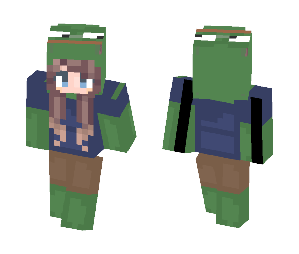 {Pepe onesie Girl} - Female Minecraft Skins - image 1