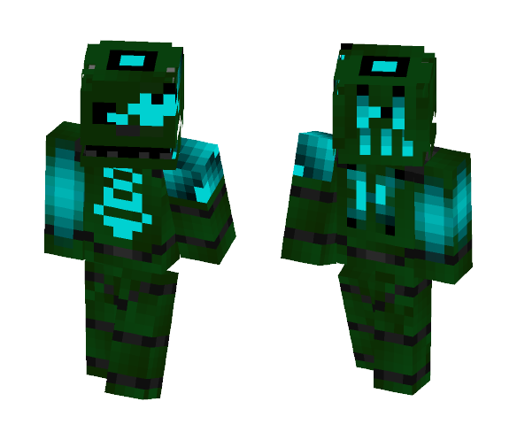 MLG Green Freddy NX - Male Minecraft Skins - image 1