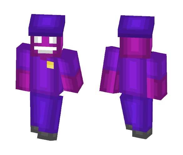 Purple Man FNAF - Male Minecraft Skins - image 1