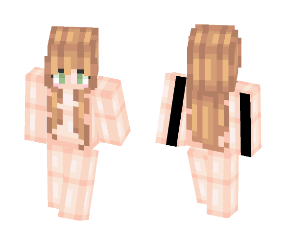 Golden Brown Hair Base - Female Minecraft Skins - image 1