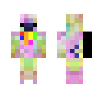 Rainbow Pug in 4 bit!!! - Interchangeable Minecraft Skins - image 2