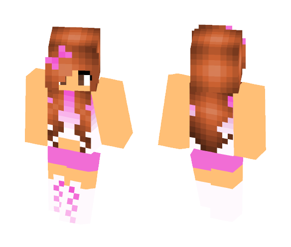 Cute Crop Top Girl - Cute Girls Minecraft Skins - image 1