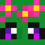 cactus with a flower crown - Flower Crown Minecraft Skins - image 3